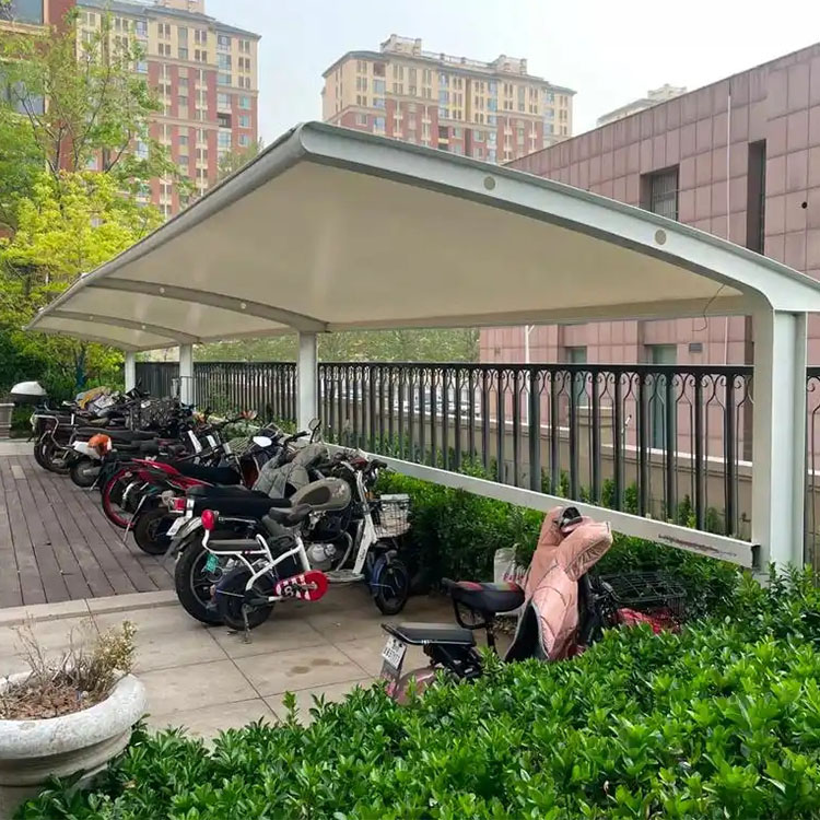 武定县膜结构电动车棚